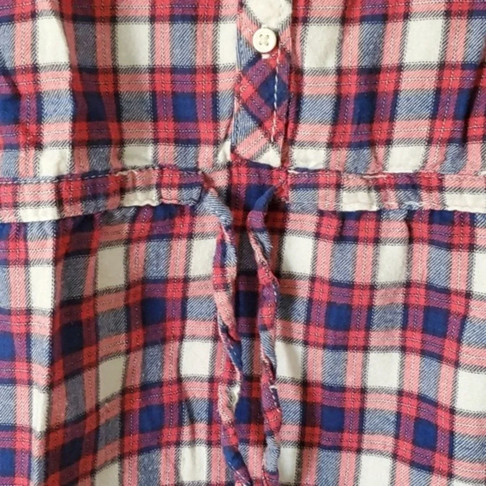 OshKosh Girls Plaid Long Sleeve Dress‎ or Tunic Size 7